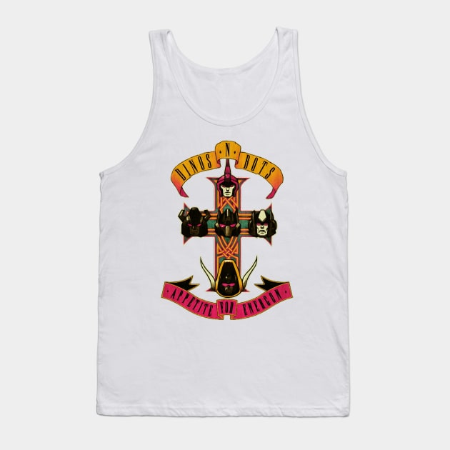 cartoon autobot Tank Top by hamaka